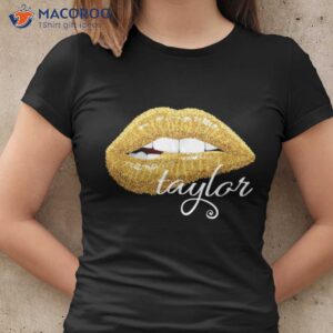 taylor golden lips special t shirt fan love women cool