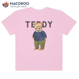 teddy comfort colors teddy bear t shirt 1