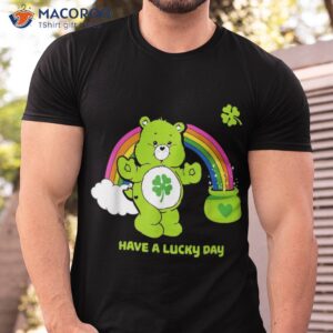 the bear shirt have a lucky day men