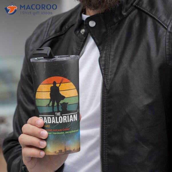 The Dadalorian Stainless Steel Tumbler, Gift Ideas For My Dad