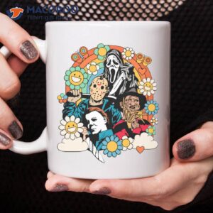 The Men of Horror Retro Happy Coffee Mug