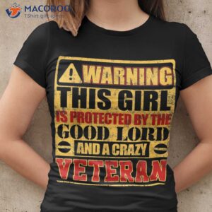 Warning This Girl Is Protected By Best Retired Dad Gifts T-Shirt