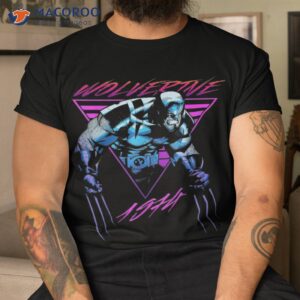Wolverine Marvel X-men Neon Retro Logan Shirt