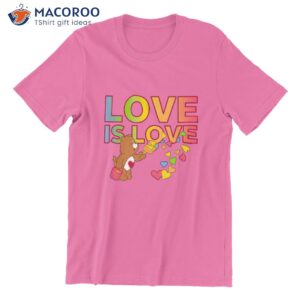 women s care bear shirt love is love t shirt