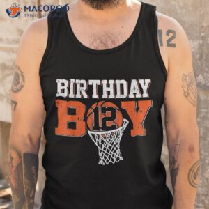 12th birthday boy basketball lover 12 years old bday shirt tank top