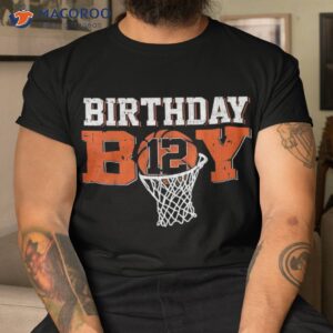 12th birthday boy basketball lover 12 years old bday shirt tshirt