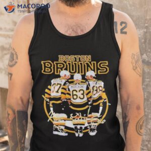 2023 boston bruins hockey bergeron marchand and pastrnak signatures shirt tank top