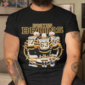 2023 Boston Bruins hockey bergeron marchand and pastrnak signatures shirt