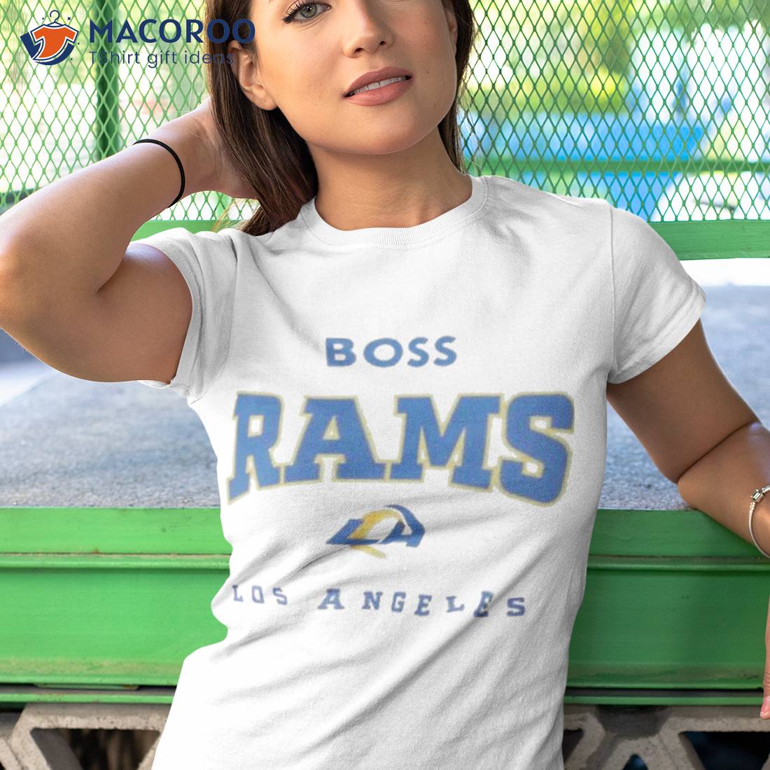 NFL Team Apparel Youth Los Angeles Rams Huddle Up Royal T-Shirt