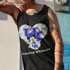 2023 mickey mouse heart love kentucky wildcats shirt tank top 1