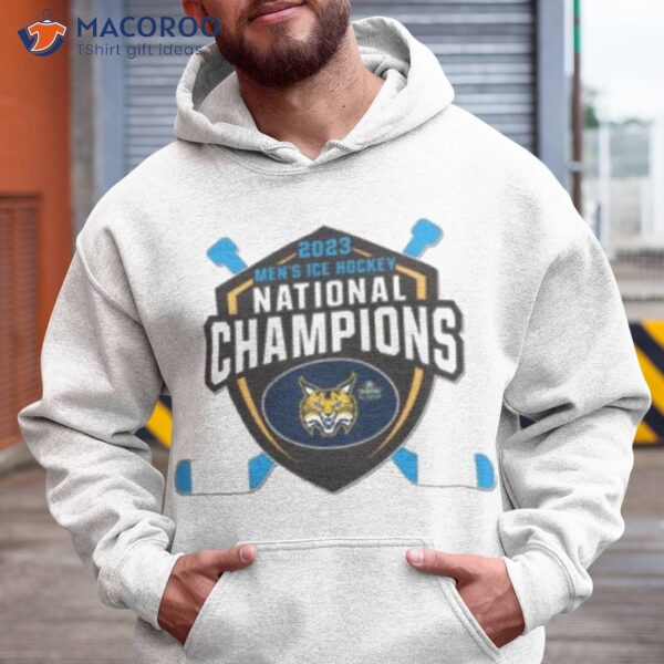 2023 Ncaa Ice Hockey National Champions Quinnipiac Bobcats Shirt