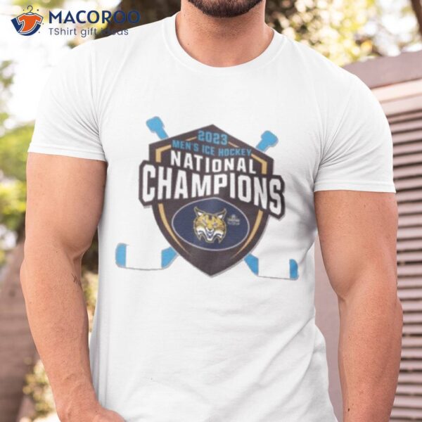 2023 Ncaa Ice Hockey National Champions Quinnipiac Bobcats Shirt