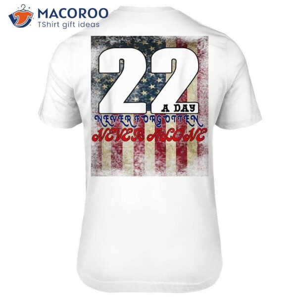 22 A Day Veteran Lives Matter-us Veterans Military T-Shirt