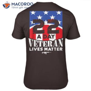 22 Day Veteran Lives Matter T-Shirt