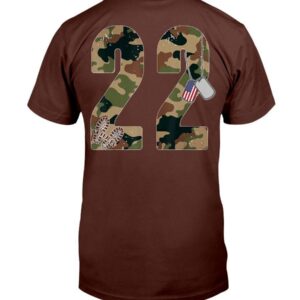 22 Too Many Ptsd Awareness Veterans T-Shirt