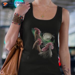 3 chicken moon wolf chickens howling wolves shirt tank top 4