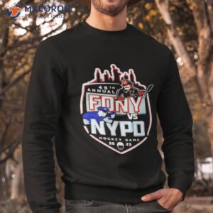 49th annual fdny vs nypd hockey game 2023 shirt sweatshirt