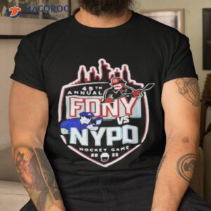 49th annual fdny vs nypd hockey game 2023 shirt tshirt