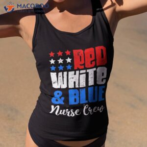 4th Of July Nurse Crew Scrub Tops Patriotic Matching Nurses Shirt