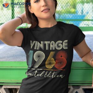 55 year old gifts vintage 1968 limited edition 55th bday shirt tshirt 1