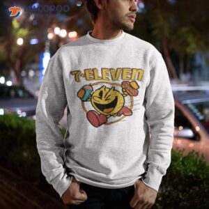 7 eleven x pac man retro snacks washed shirt sweatshirt