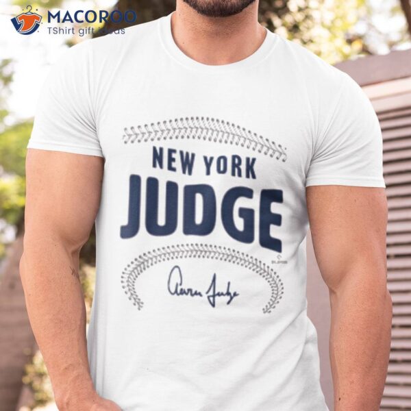 Aaron Judge New York Name Shirt