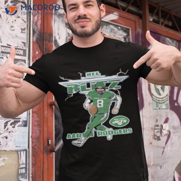 Aaron Rodgers New York Jets Homage Blitz Shirt