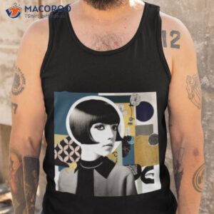 abstract collage mary quant shirt tank top