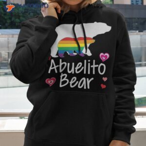 abuelito lgbt bear gay lesbian pride rainbow floral trans shirt hoodie