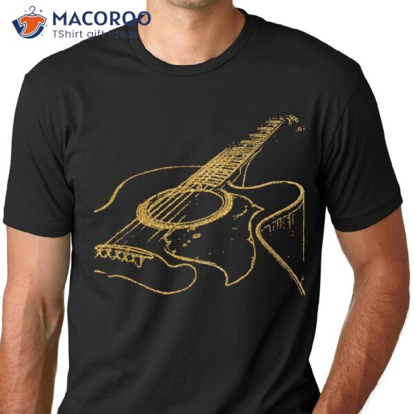 Acoustic Guitar T-shirt, Guitarist T-shirt, For The Record