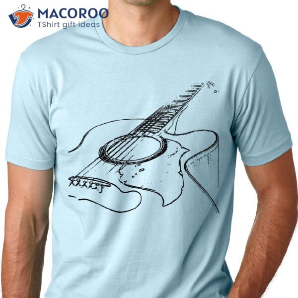 Acoustic Guitar T-shirt, Guitarist T-shirt, For The Record