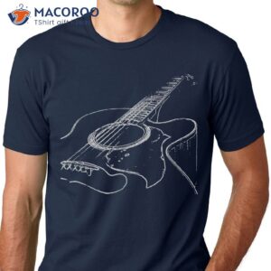 acoustic guitar t shirt guitarist t shirt for the record 2