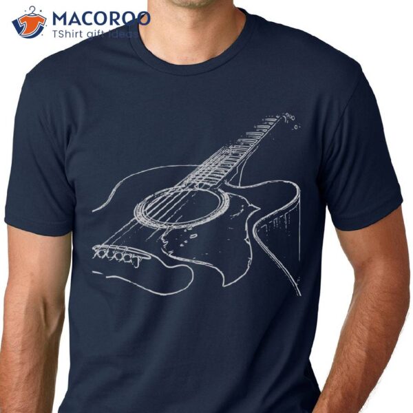 Acoustic Guitar T-shirt, Guitarist T-shirt, For The Record