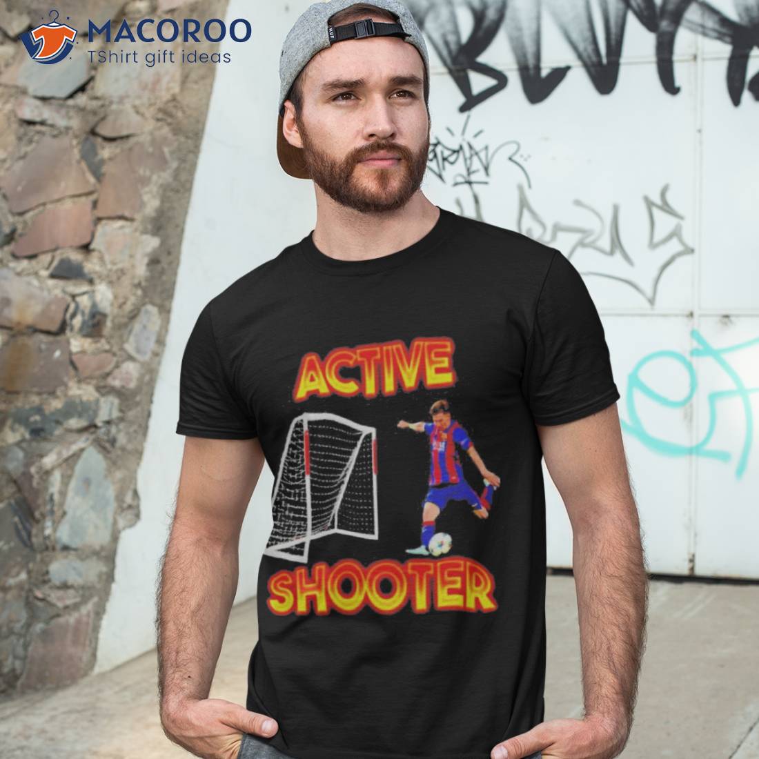 heel Verrijken Faculteit Active Shooter Lionel Messi Shirt