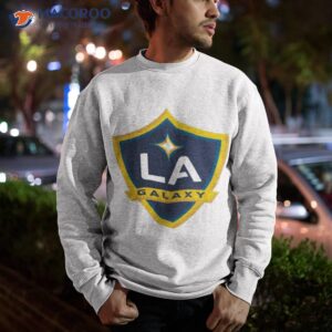 adam sandler wearing la galaxy shirt sweatshirt