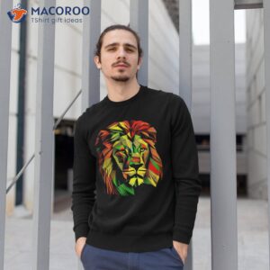 african lion freedom art black history american juneteenth shirt sweatshirt 1