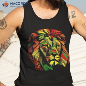 african lion freedom art black history american juneteenth shirt tank top 3