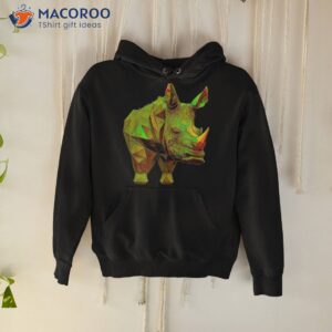 african rhino art africa wildlife black history juneteenth shirt hoodie