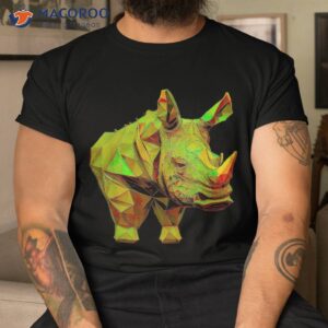 African Rhino Art Africa Wildlife Black History Juneteenth Shirt