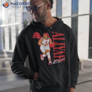 Aliyah Boston player pose shirt