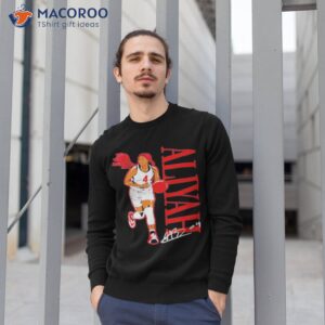 Aliyah Boston player pose shirt 2 aliyah boston player pose shirt 2 sweatshirt 1