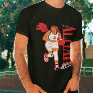 Aliyah Boston player pose shirt