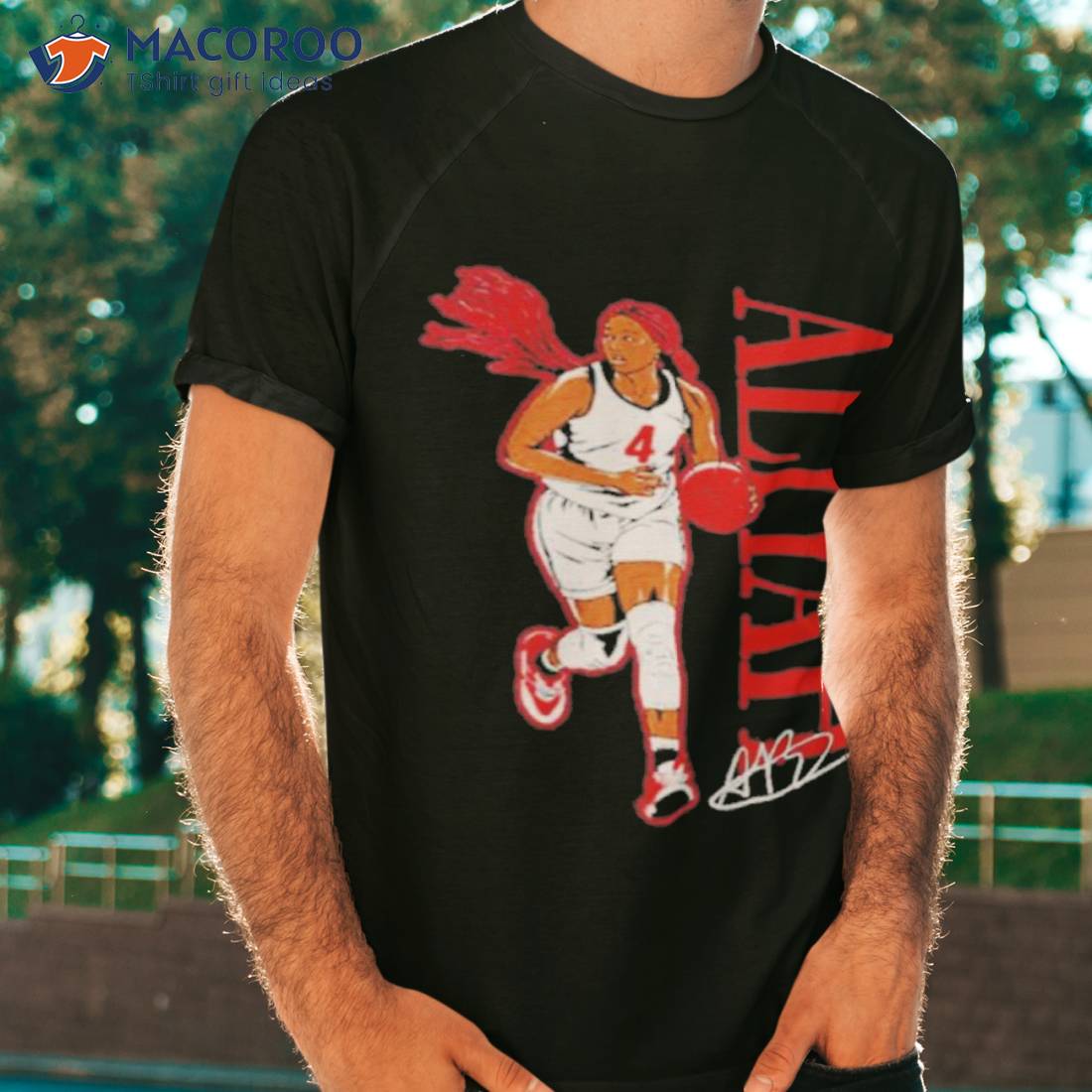 Aliyah Boston player pose shirt Aliyah Boston player pose shirt