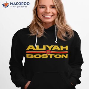 aliyah boston text stack shirt 2 hoodie 1