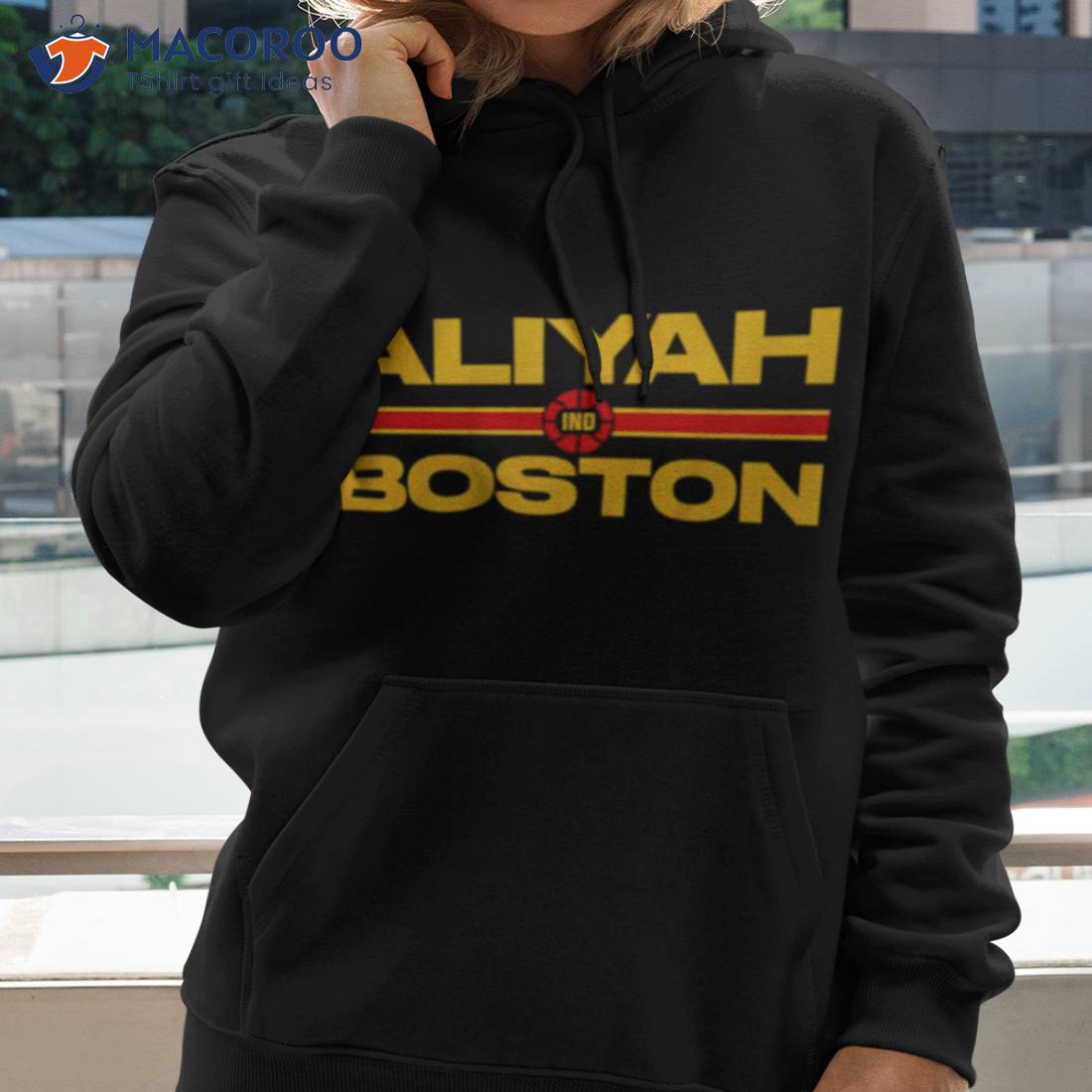 Aliyah Boston Text Stack Shirt Aliyah Boston Text Stack Shirt