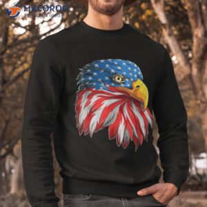 american bald eagle mullet 4th of july funny usa patriotic shirt sweatshirt