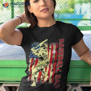 american flag baseball dad vintage patriotic shirt tshirt 1