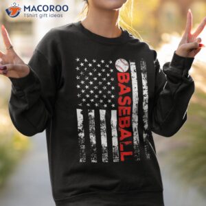 american flag baseball team gift shirt sweatshirt 2