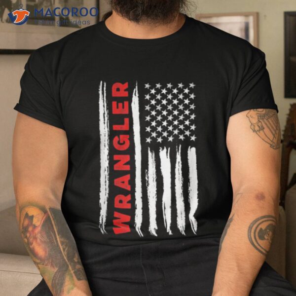 American Flag Wrangler Us USA Shirt