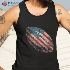 american football usa flag game day fooball player lovers shirt tank top 3